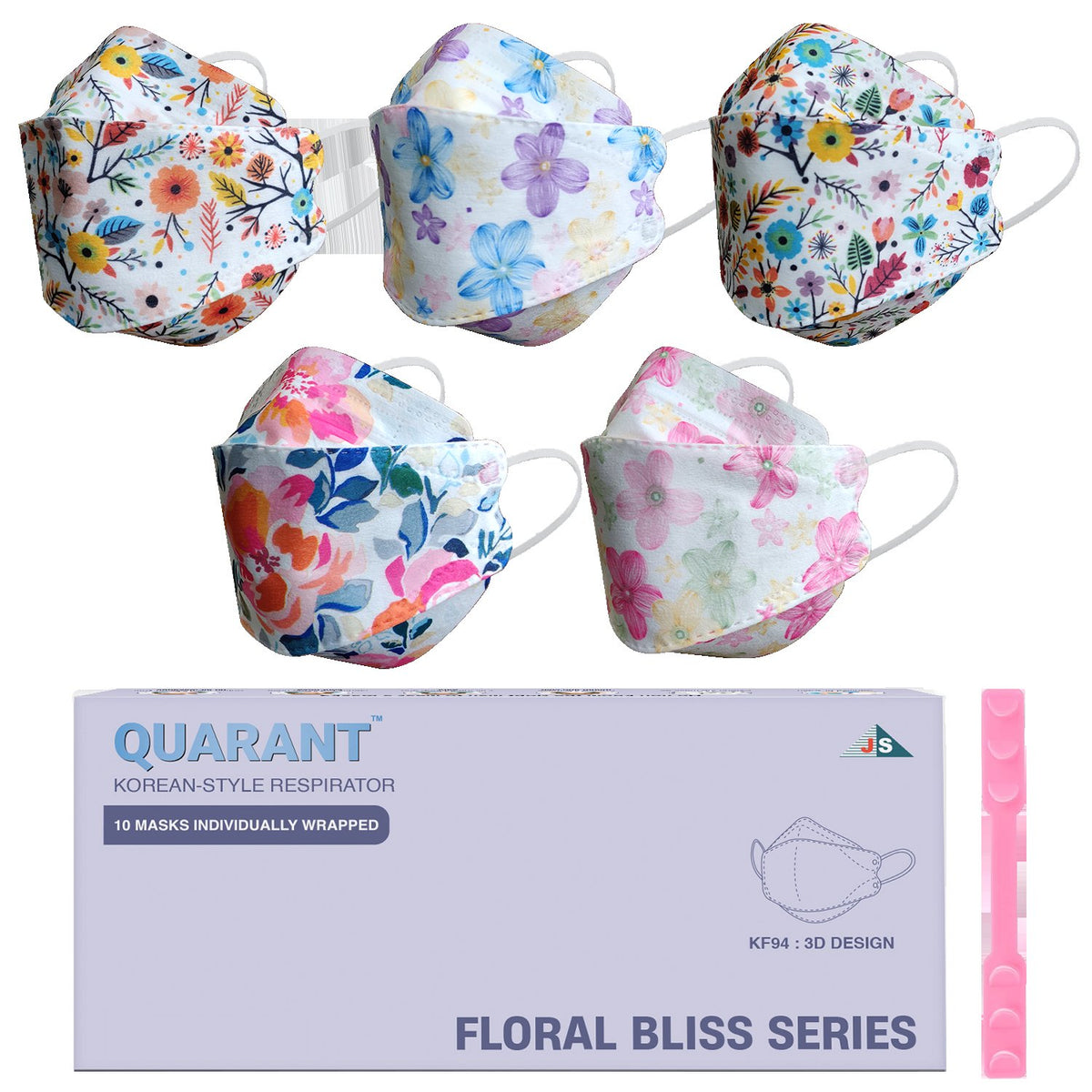QUARANT C & Fish Shaped Disposable Face Mask for Men and Women