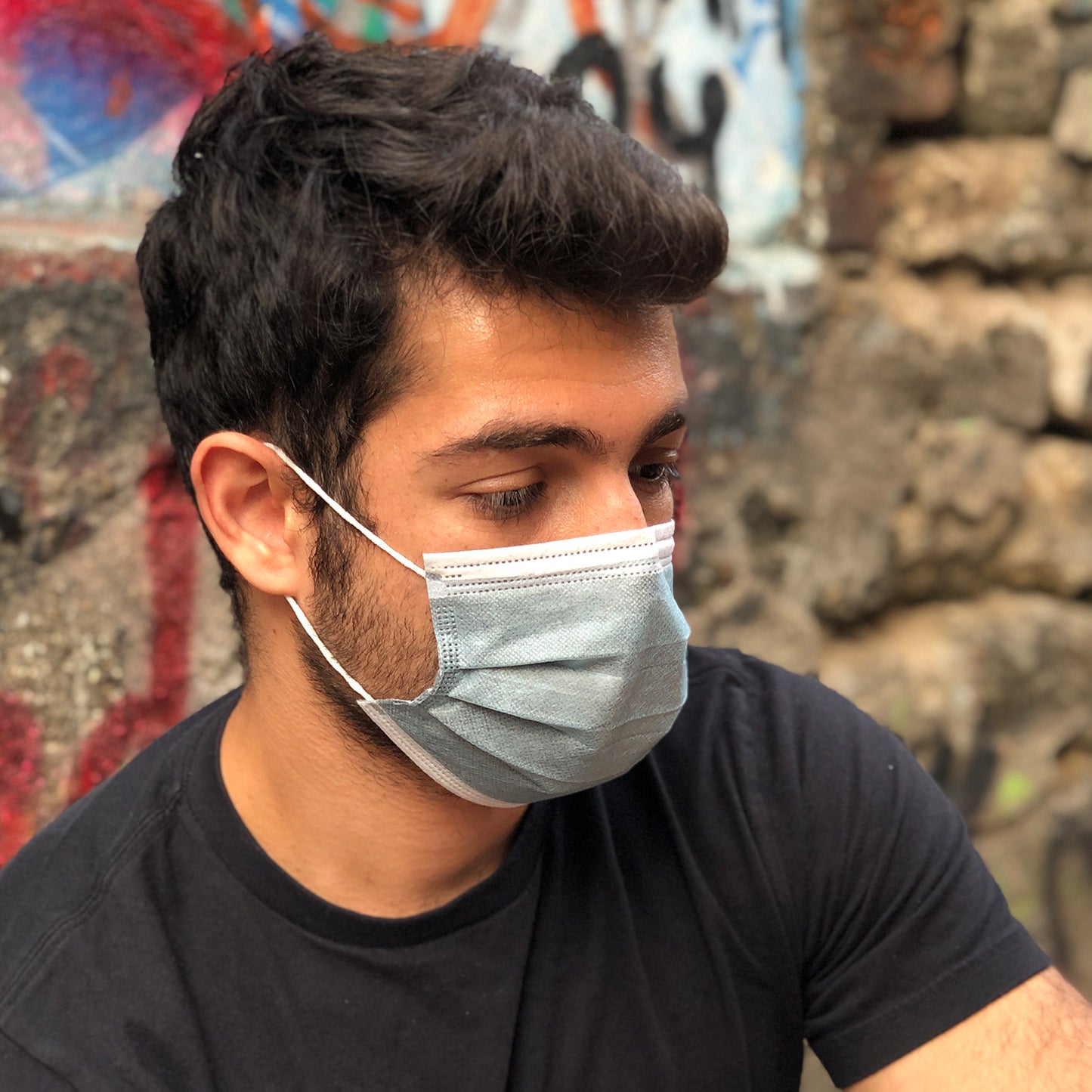 QUARANT 4 Ply Activated Carbon Surgical Face Mask with Adjustable Nose Pin - QUARANT Store