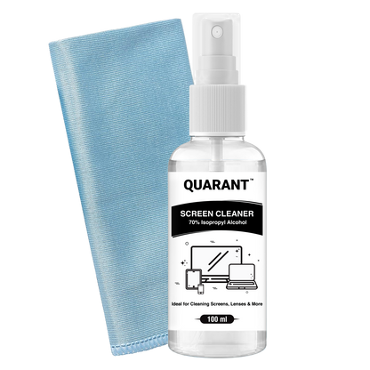 QUARANT 70% IPA Screen Cleaning Kit for Laptop, TV, Tablet, Mobile, Display & Lens