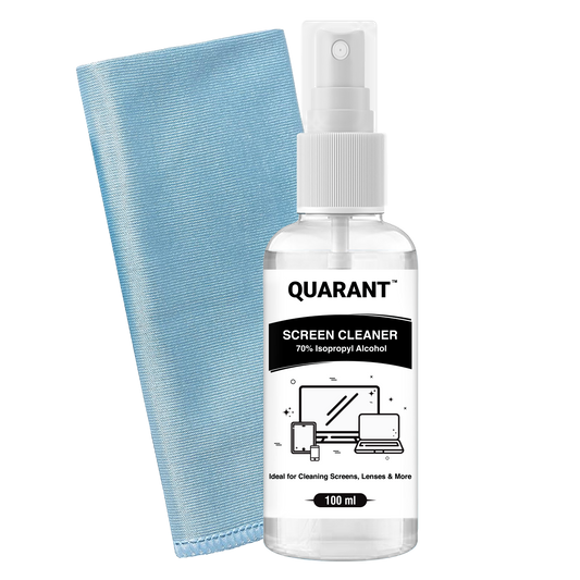 QUARANT 70% IPA Screen Cleaning Kit for Laptop, TV, Tablet, Mobile, Display & Lens