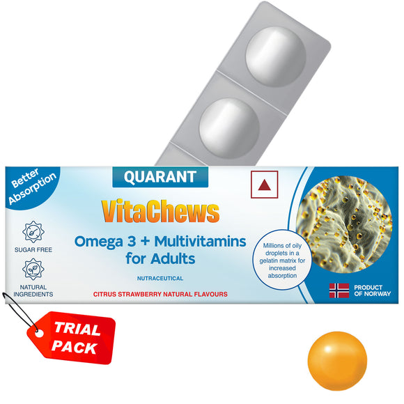 Omega 3 + Multivitamin for Men & Women - Trial Pack