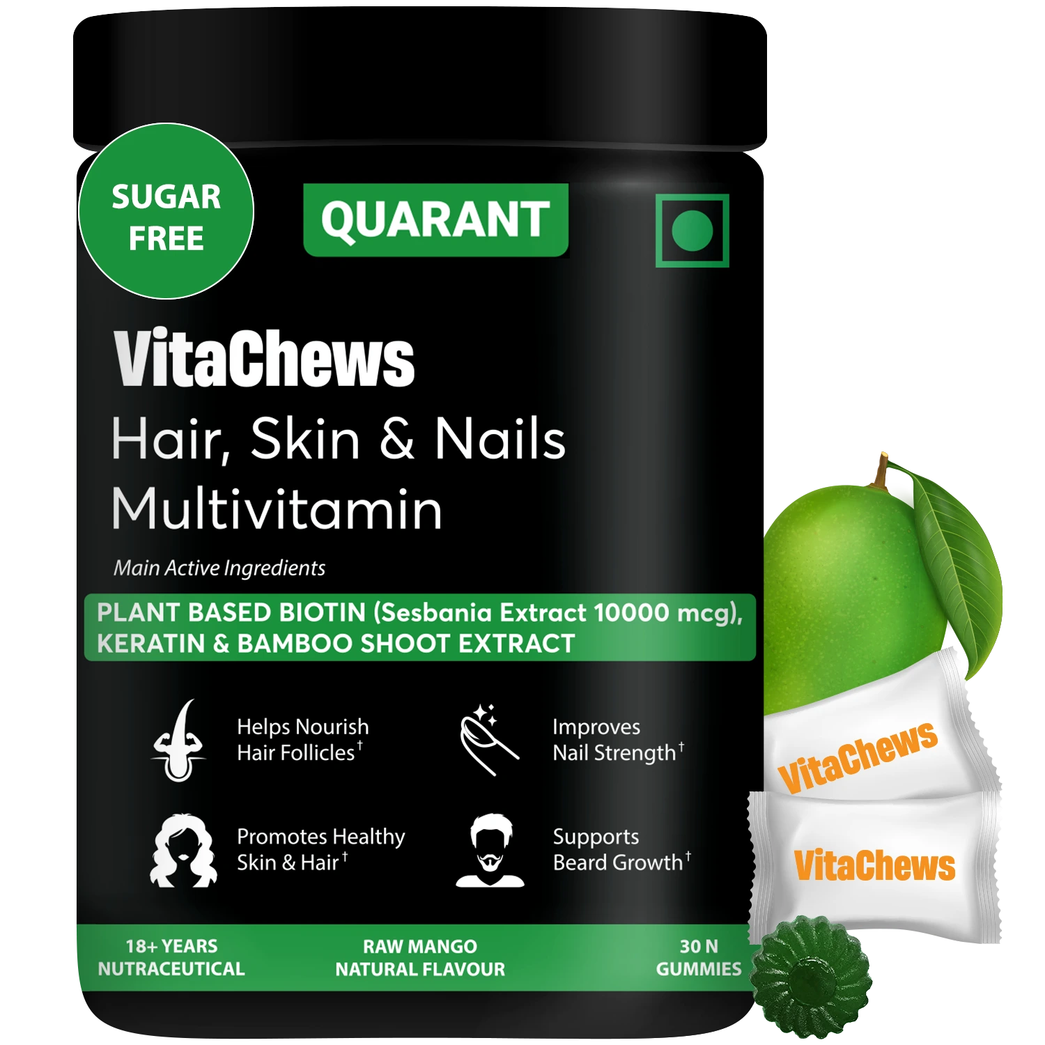 VitaChews Hair, Skin & Nails Multivitamin Gummies