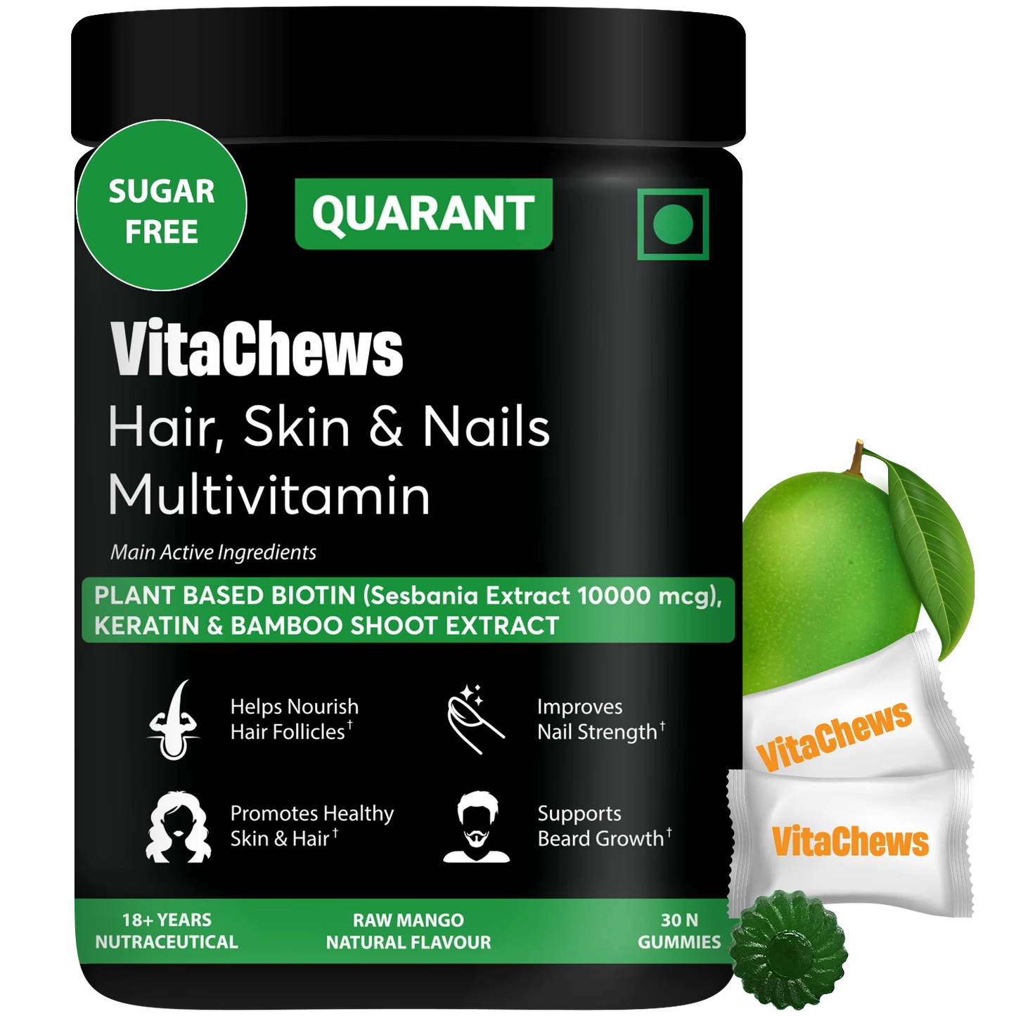 VitaChews Hair, Skin & Nails Multivitamin Gummies