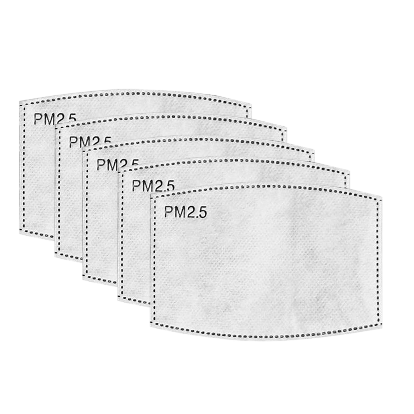 QUARANT PM 2.5 Activated Carbon Replaceable Filters for Mask and Balaclava (Pack of 5)