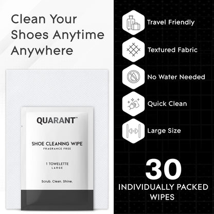 QUARANT Shoe Cleaning Wipes