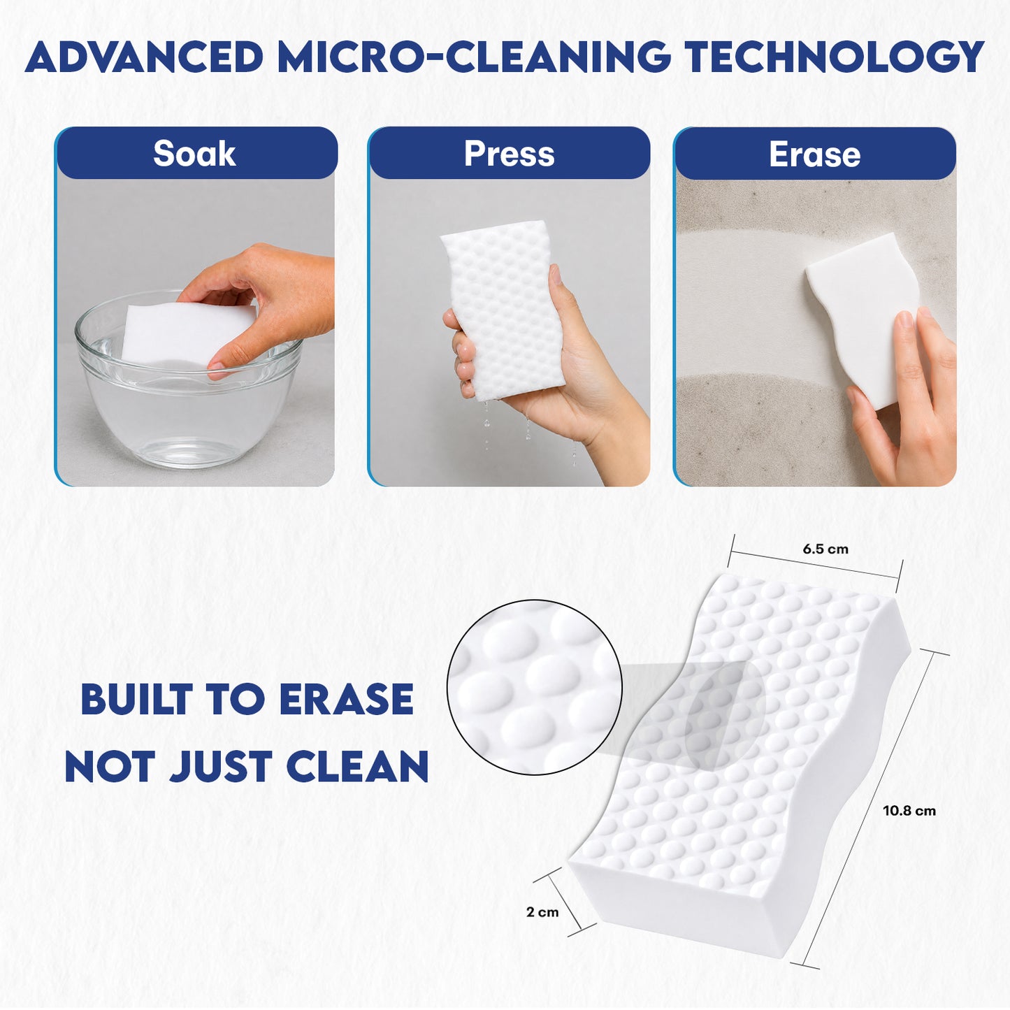 Magic Eraser Sponge (Pack of 4)