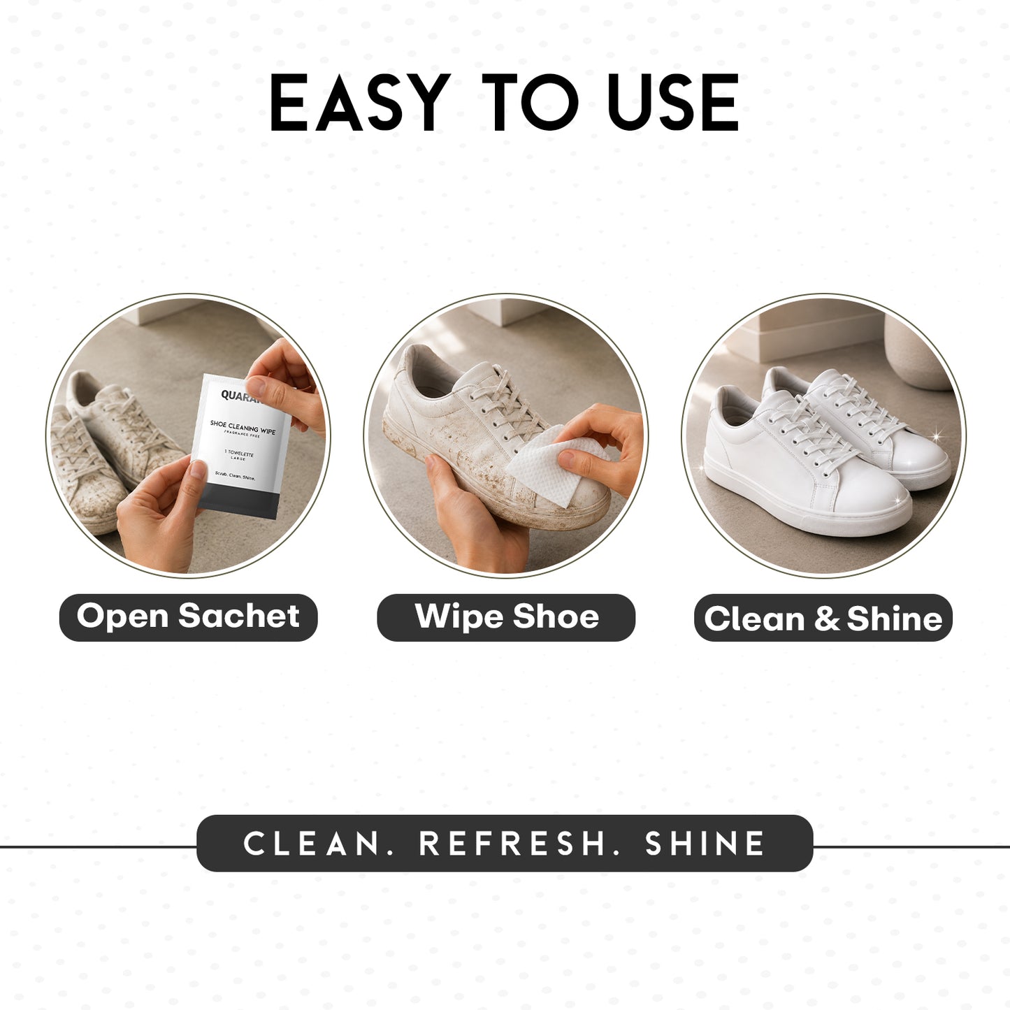 QUARANT Shoe Cleaning Wipes