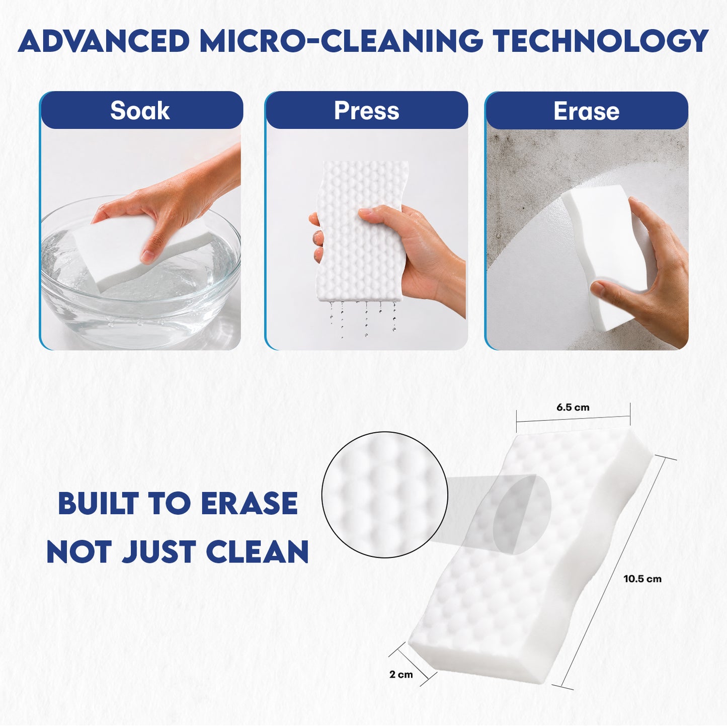 Magic Eraser Sponge (Pack of 4)