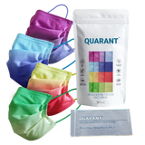 QUARANT 4 Ply Designer Protective Surgical Face Mask with Adjustable Nose Pin (Ombre Combo)