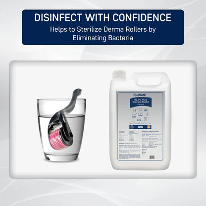 QUARANT 99.9% Pure Isopropyl Alcohol (IPA) for Rubbing or Cleaning Electronics & More, 5 Litre Can