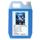 QUARANT 80% Alcohol Based Instant Hand Sanitizer Refill Pack, Kills 99.95% Germs, WHO Recommended Formula & FDA Approved (5 Litre Can)