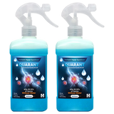 QUARANT 80% Alcohol Based Instant Hand Sanitizer Mist Spray, Kills 99.95% Germs, WHO Recommended Formula & FDA Approved, 500 ML (Pack of 2 Bottles)