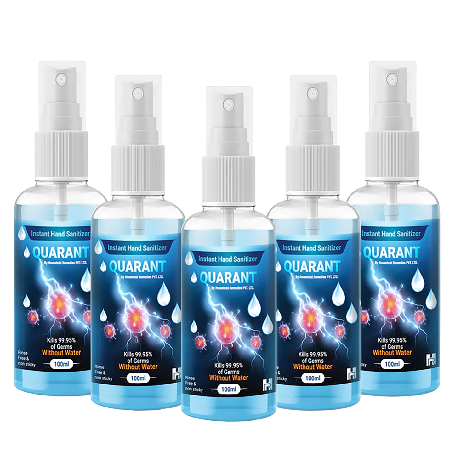 QUARANT 80% Alcohol Based Instant Hand Sanitizer Spray 100 ML
