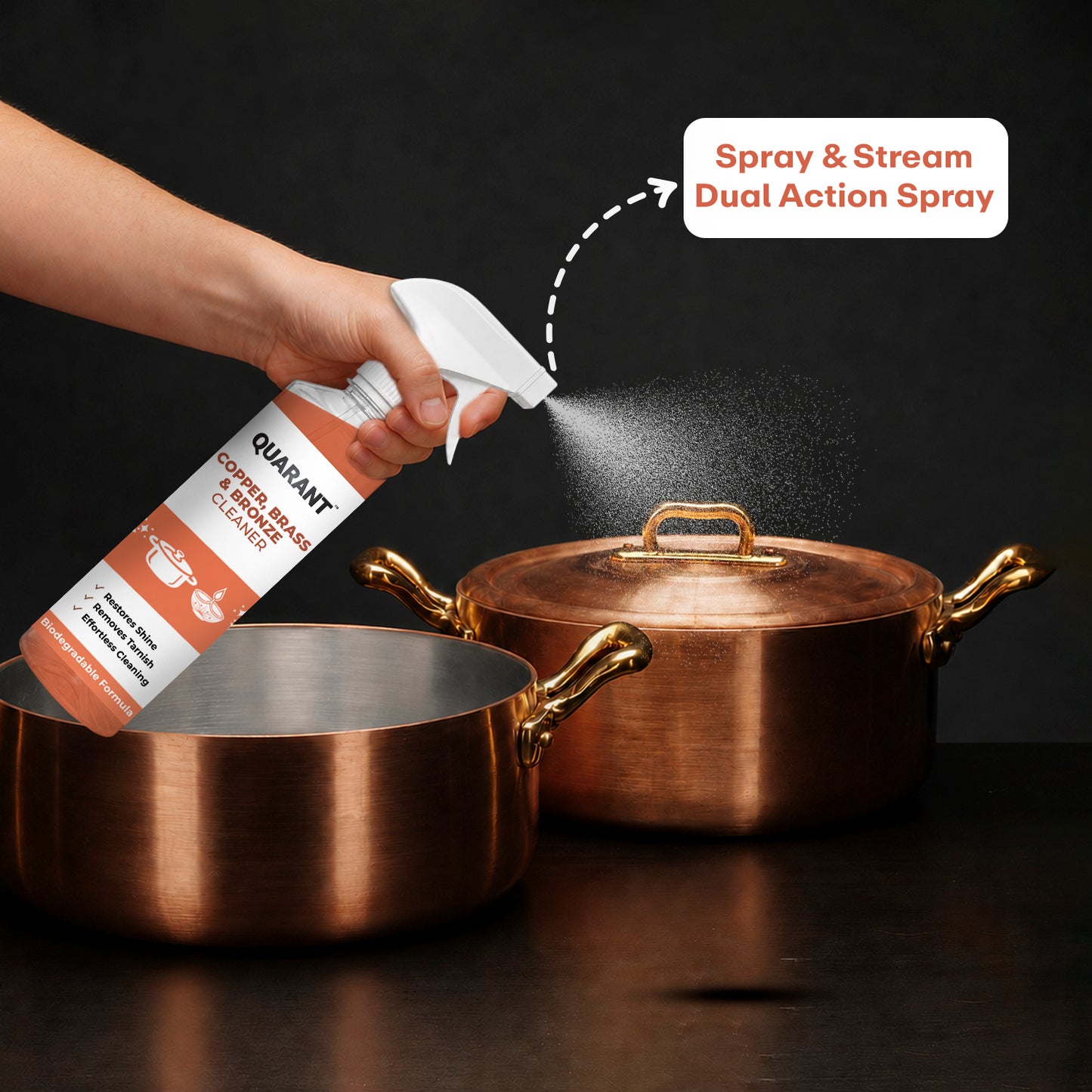 Copper, Brass & Bronze Metal Cleaner Spray