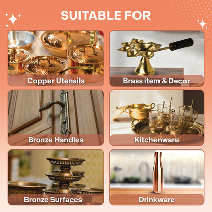 Copper, Brass & Bronze Metal Cleaner Spray