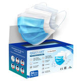 QUARANT 3 Ply Protective Surgical Face Mask with Adjustable Nose Pin
