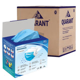 QUARANT 3 Ply Protective Surgical Face Mask with Adjustable Nose Pin