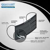 QUARANT 3 Ply Black Surgical Face Mask with Adjustable Nose Pin - QUARANT Store