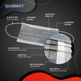 QUARANT 4 Ply Activated Carbon Surgical Face Mask with Adjustable Nose Pin - QUARANT Store