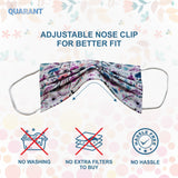 QUARANT 4 Ply Designer Protective Surgical Face Mask with Adjustable Nose Pin (Spring Combo) - QUARANT Store