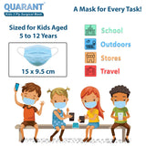 QUARANT Kids 3 Ply Disposable Surgical Face Mask for Children Aged 5 to 12 Years - QUARANT Store