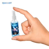 QUARANT 80% Alcohol Based Instant Hand Sanitizer Spray, Small Pocket Size Liquid Spray Bottle, Kills 99.95% Germs, WHO Recommended Formula & FDA Approved, 100 ML (Pack of 5) - QUARANT Store